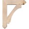 Ekena Millwork Imperial Arts and Crafts Smooth Bracket w/ Offset Brace, Douglas Fir, 7 1/2"W x 30"D x 36"H BKT0806X30X36IMP03SDF - alternate 2